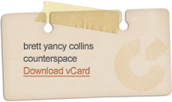 Download brett yancy collins counterspace vCard