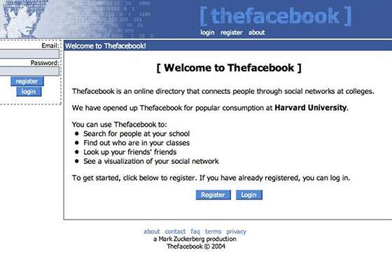 Facebook Homepage